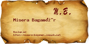 Misera Bagamér névjegykártya